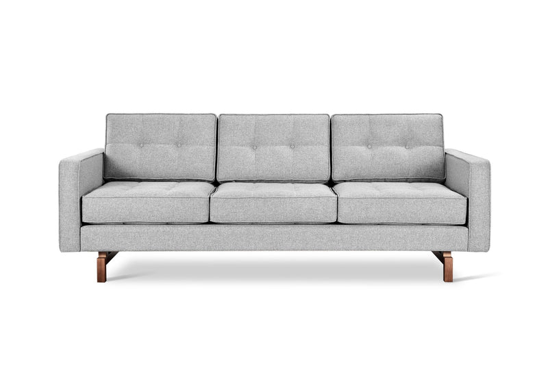 Jane 2 Sofa - Gus* Modern - Sofas - Bayview Silver - Walnut - HORNE