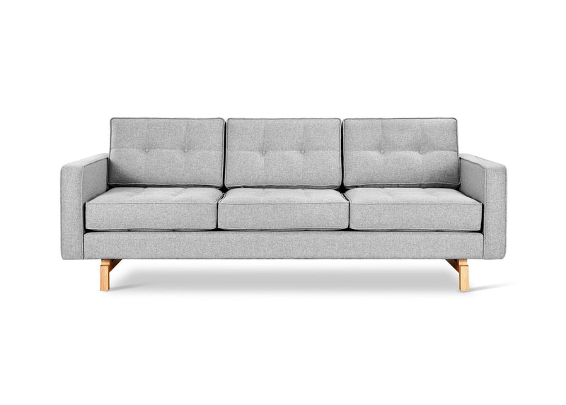 Jane 2 Sofa - Gus* Modern - Sofas - Bayview Silver - Walnut - HORNE