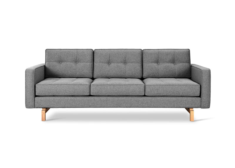 Jane 2 Sofa - Gus* Modern - Sofas - Bayview Silver - Walnut - HORNE