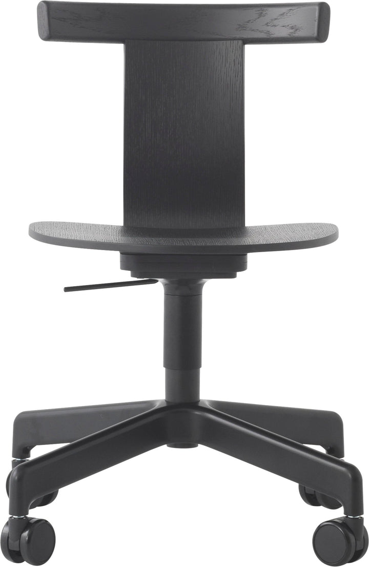 Jiro Swivel Chair - Resident - Chairs - Black With Black Base - HORNE