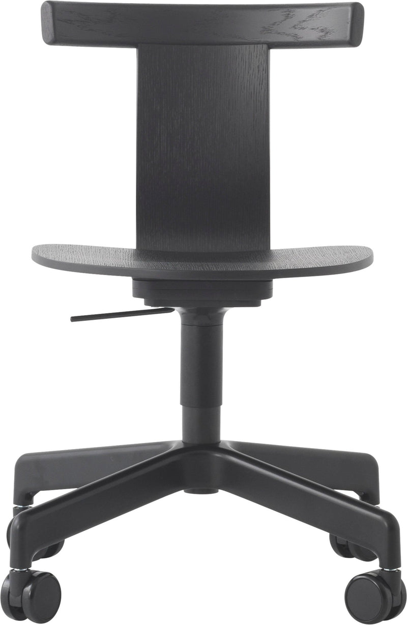 Jiro Swivel Chair - Resident - Chairs - Black With Black Base - HORNE