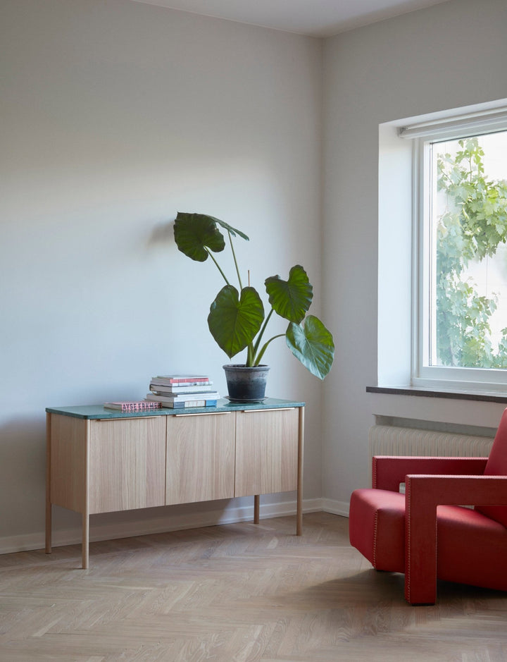 Jut Cabinet - Skagerak by Fritz Hansen - Sideboards + Cabinets - Oak Top - HORNE