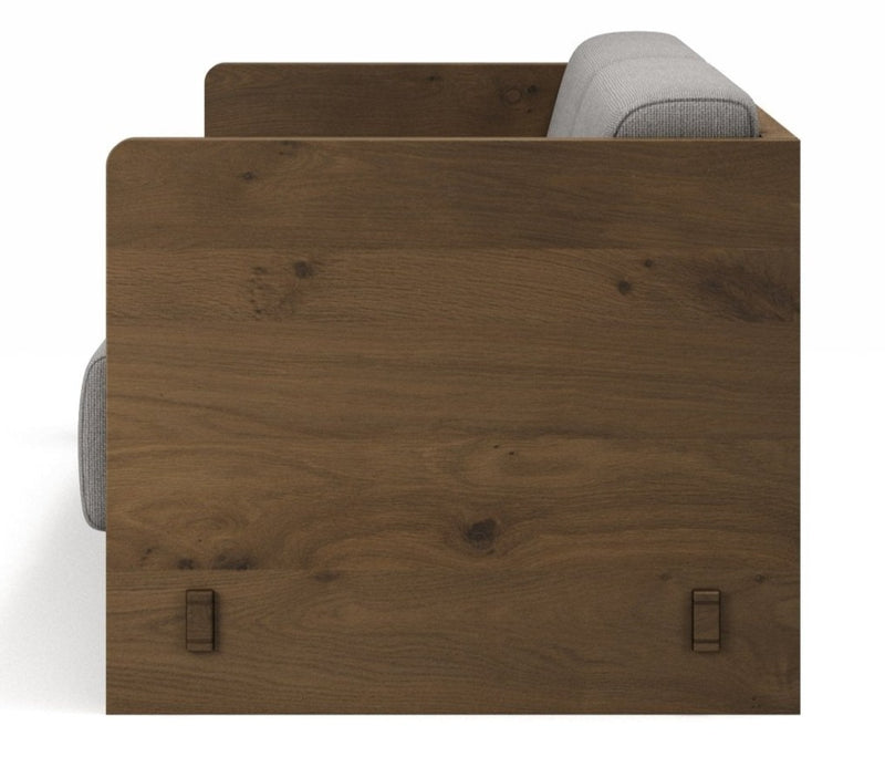 Karm 2 - Seater Sofa - BRDR. Kruger - Sofas - Fumed Oak - Hallingdal Grey 0113 - HORNE