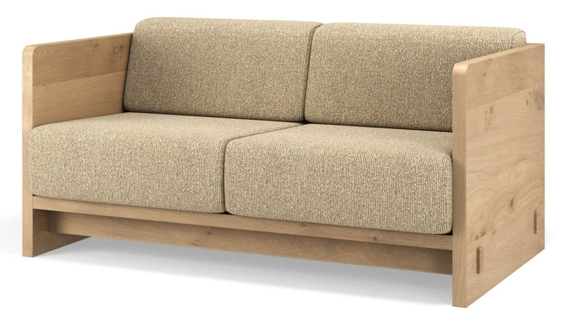 Karm 2 - Seater Sofa - BRDR. Kruger - Sofas - Fumed Oak - Hallingdal Grey 0113 - HORNE