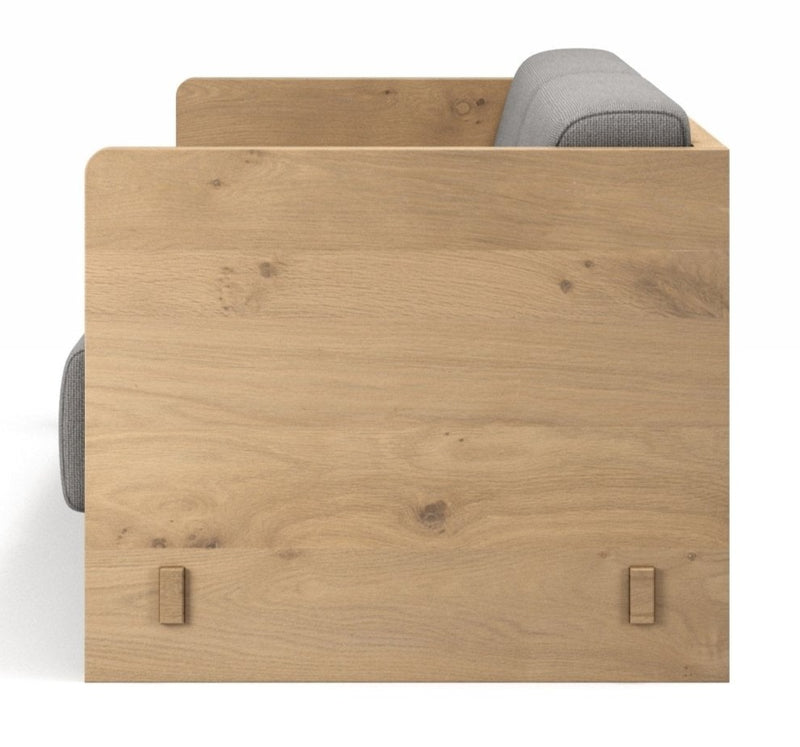 Karm 2 - Seater Sofa - BRDR. Kruger - Sofas - Fumed Oak - Hallingdal Grey 0113 - HORNE