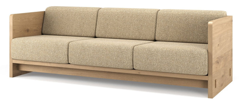 Karm 3 - Seater Sofa - BRDR. Kruger - Sofas - Fumed Oak - Hallingdal Grey 0113 - HORNE