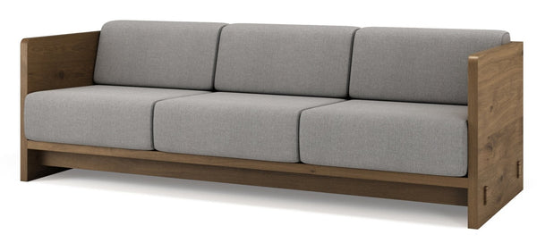Karm 3 - Seater Sofa - BRDR. Kruger - Sofas - Fumed Oak - Hallingdal Grey 0113 - HORNE