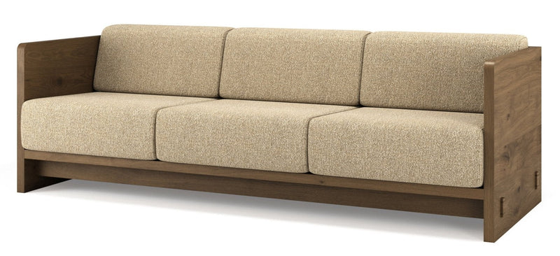 Karm 3 - Seater Sofa - BRDR. Kruger - Sofas - Fumed Oak - Hallingdal Grey 0113 - HORNE