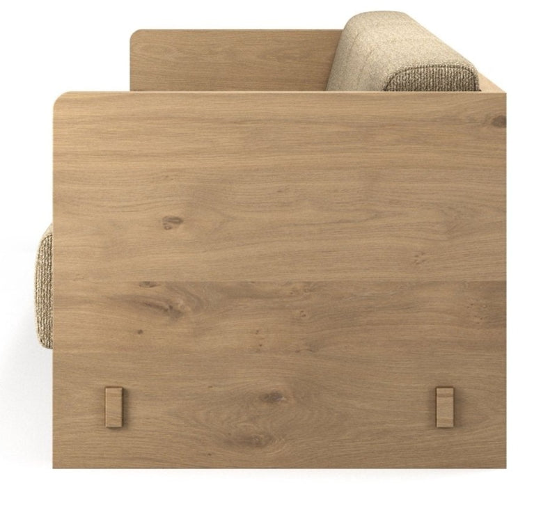 Karm 3 - Seater Sofa - BRDR. Kruger - Sofas - Fumed Oak - Hallingdal Grey 0113 - HORNE