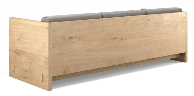 Karm 3 - Seater Sofa - BRDR. Kruger - Sofas - Fumed Oak - Hallingdal Grey 0113 - HORNE