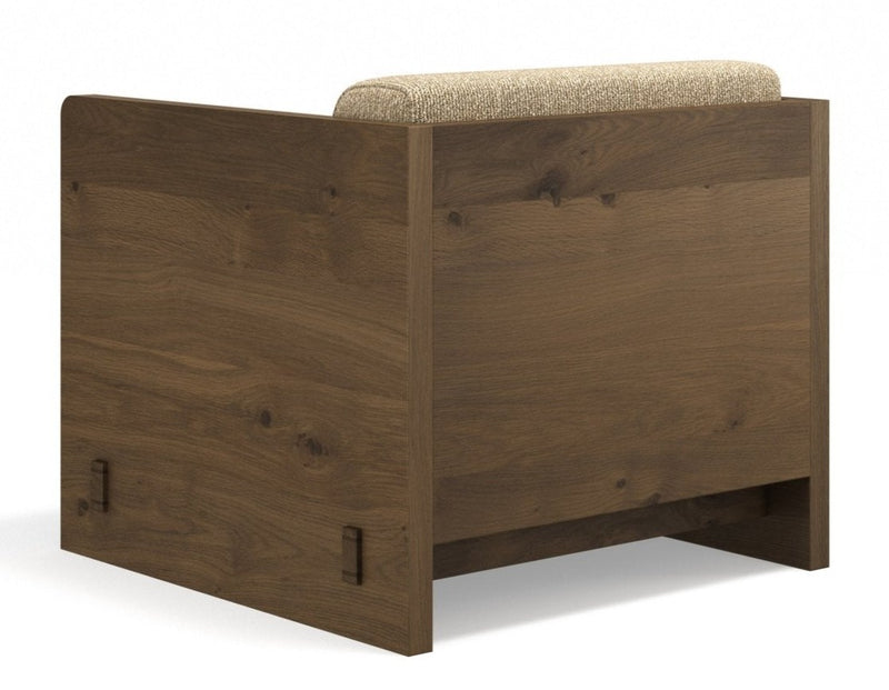 Karm Lounge Chair - BRDR. Kruger - Chairs - Fumed Oak - Hallingdal Grey 0113 - HORNE