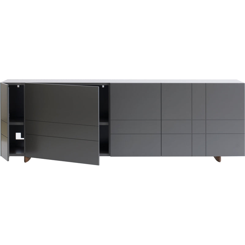 KILT Sideboard 180 - 4 Doors - Asplund - Sideboards + Cabinets - White - P4 Black Walnut Oak - HORNE