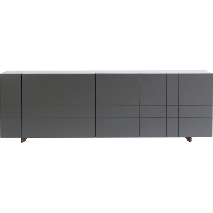 KILT Sideboard 180 - 4 Doors - Asplund - Sideboards + Cabinets - White - P4 Black Walnut Oak - HORNE