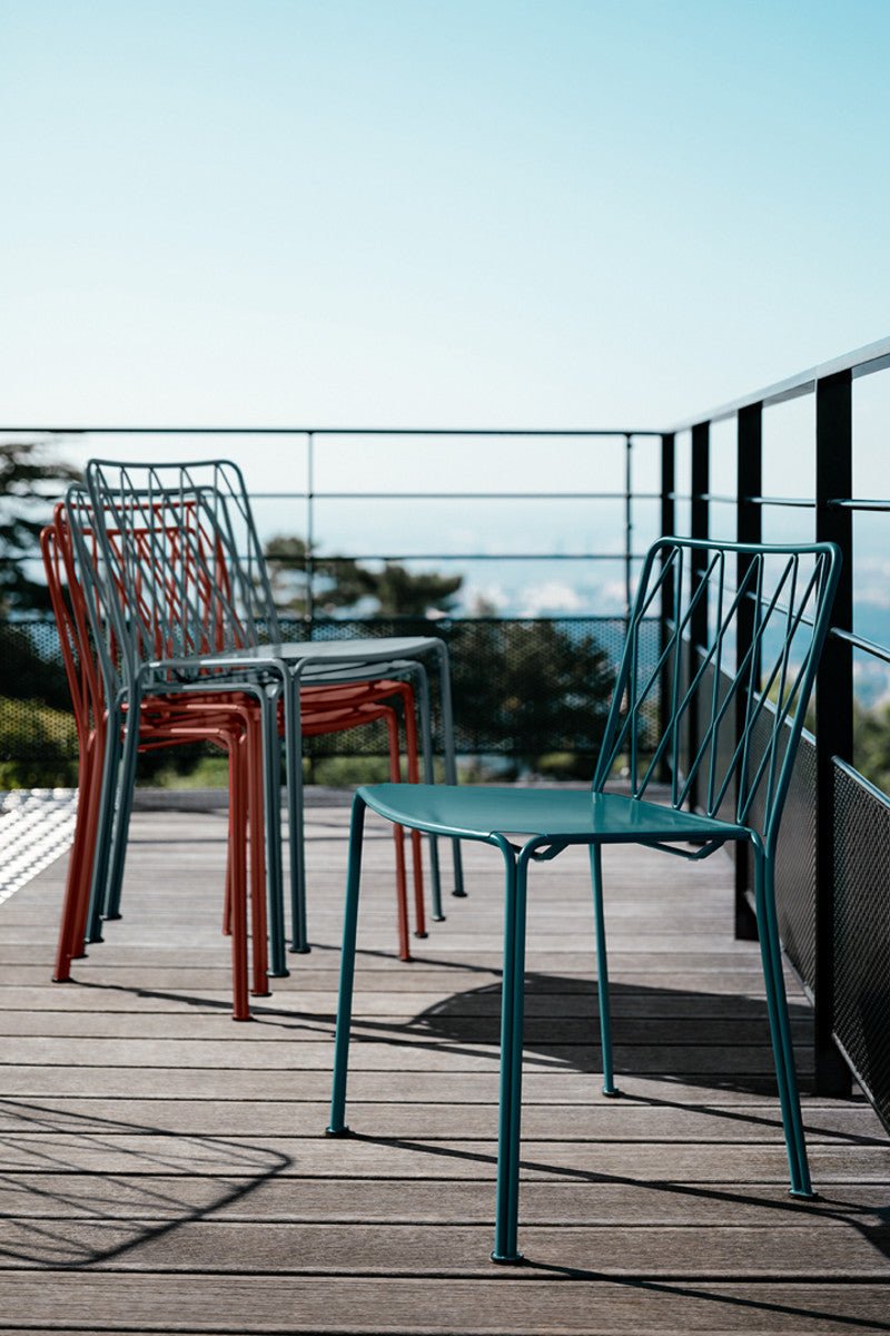 Kintbury Chair - Set of 2 - Fermob - Outdoor Furniture - Black Cherry - HORNE