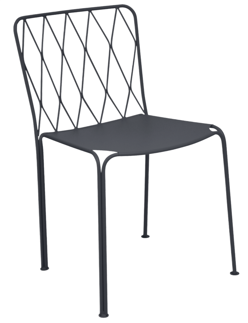 Kintbury Chair - Set of 2 - Fermob - Outdoor Furniture - Black Cherry - HORNE