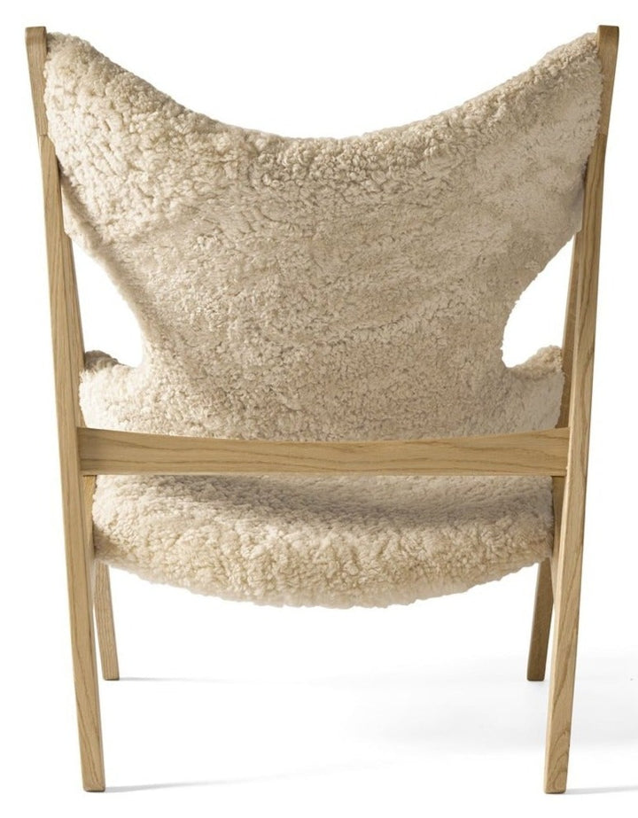 HORNE Sheepskin Knitting Lounge Chair