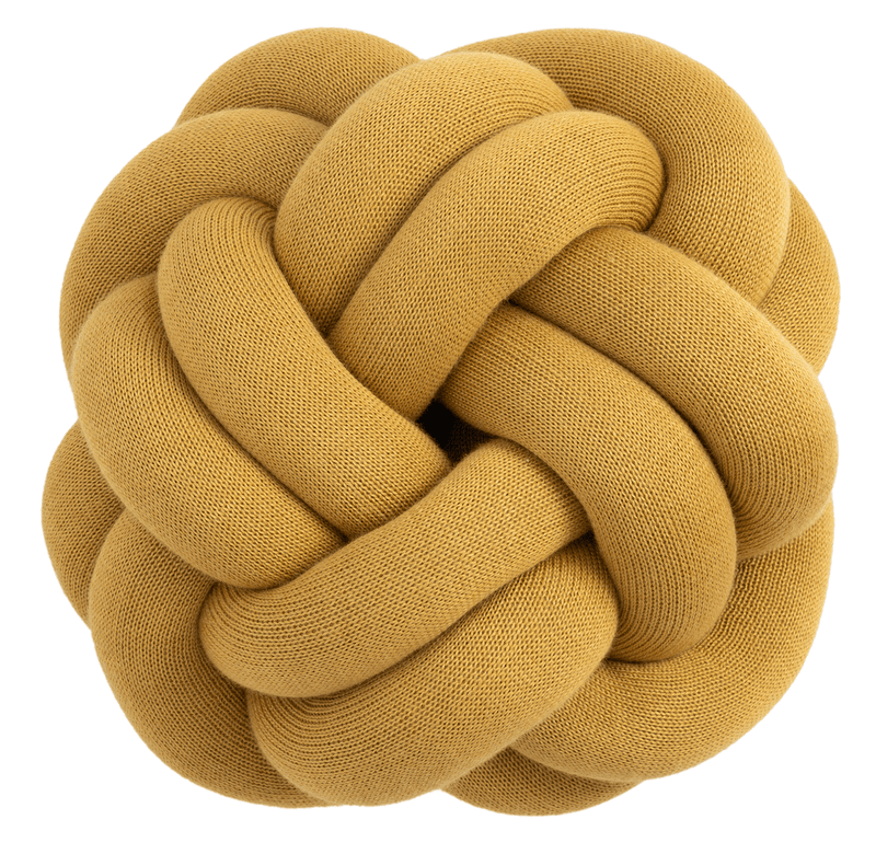 Knot Cushion - Design House Stockholm - Blankets + Throws + Pillows - White Grey - HORNE