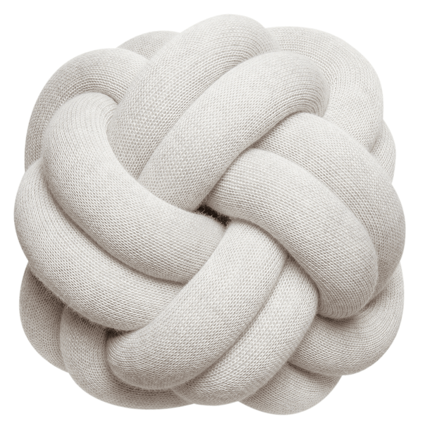 Knot Cushion - Design House Stockholm - Blankets + Throws + Pillows - Cream - HORNE