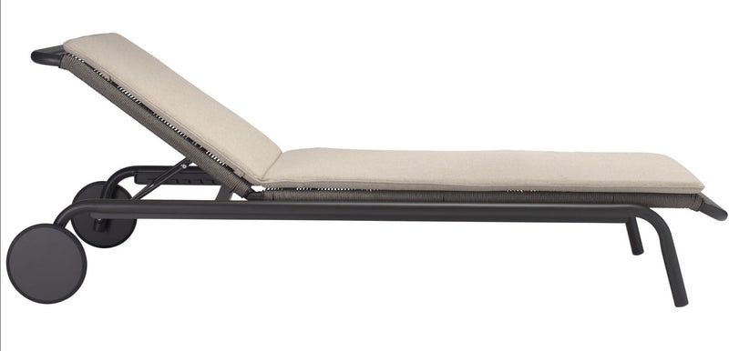 Kodo Sunlounger - Vincent Sheppard - Outdoor Furniture - Fossil Grey - HORNE