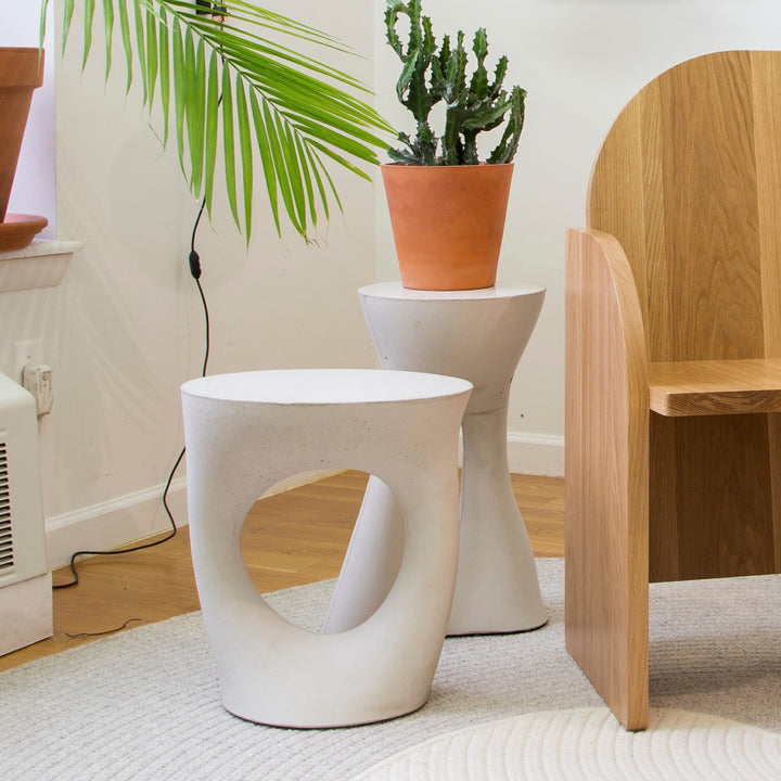 Kreten Side Table - Gray - Souda - Tables + Desks - Pair (one of each size) - HORNE