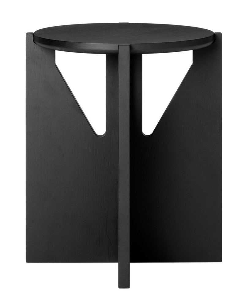 Kristina Dam Stool - Kristina Dam - Stools + Benches + Ottomans - Black Lacquered Oak - HORNE