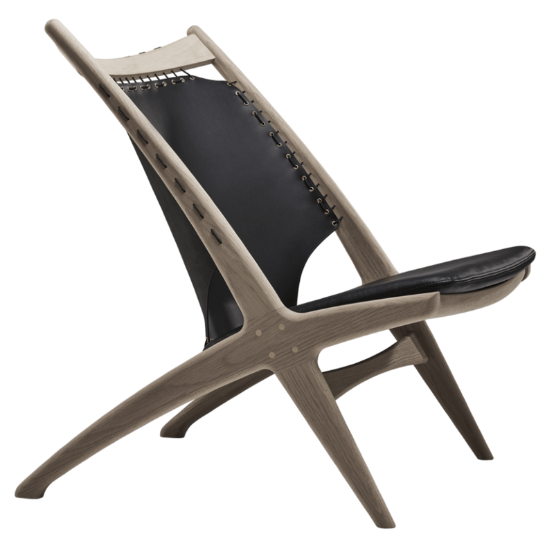 Krysset Lounge Chair - Eikund - Chairs - Natural - White Oiled Oak - HORNE