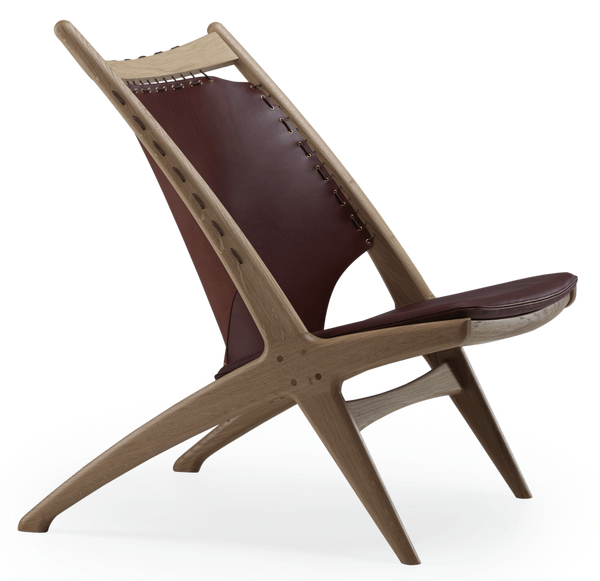 Krysset Lounge Chair - Eikund - Chairs - Natural - White Oiled Oak - HORNE
