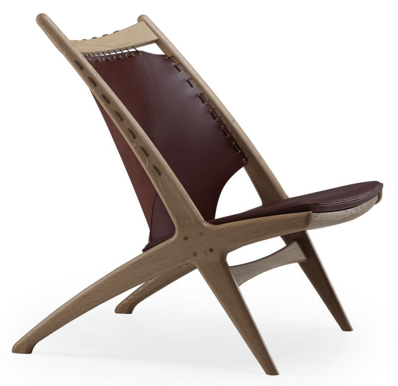 Krysset Lounge Chair - Eikund - Chairs - Natural - White Oiled Oak - HORNE