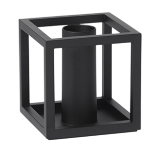 Kubus 1 Candle Holder - Audo Copenhagen - Candle Holders - Black - HORNE