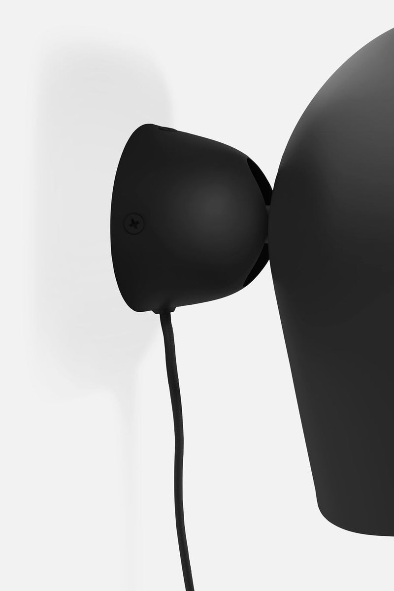 Kuppi Wall Lamp 2.0 - Woud - Pendants - Black - HORNE