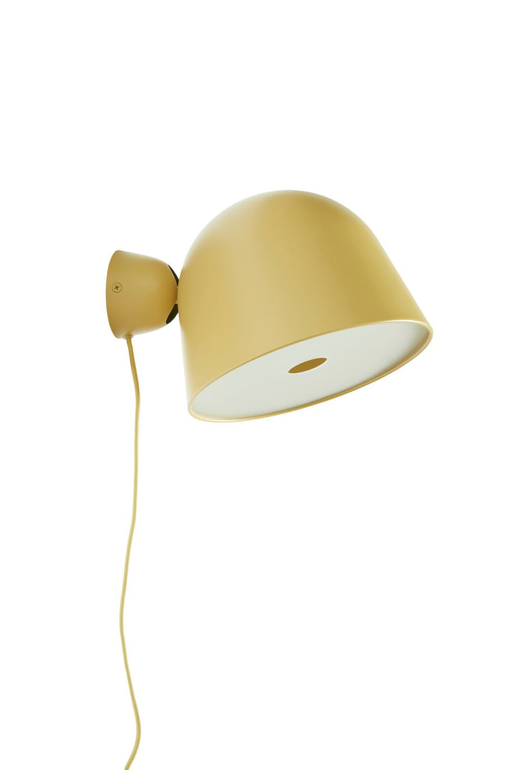 Kuppi Wall Lamp 2.0 - Woud - Pendants - Mustard Yellow - HORNE
