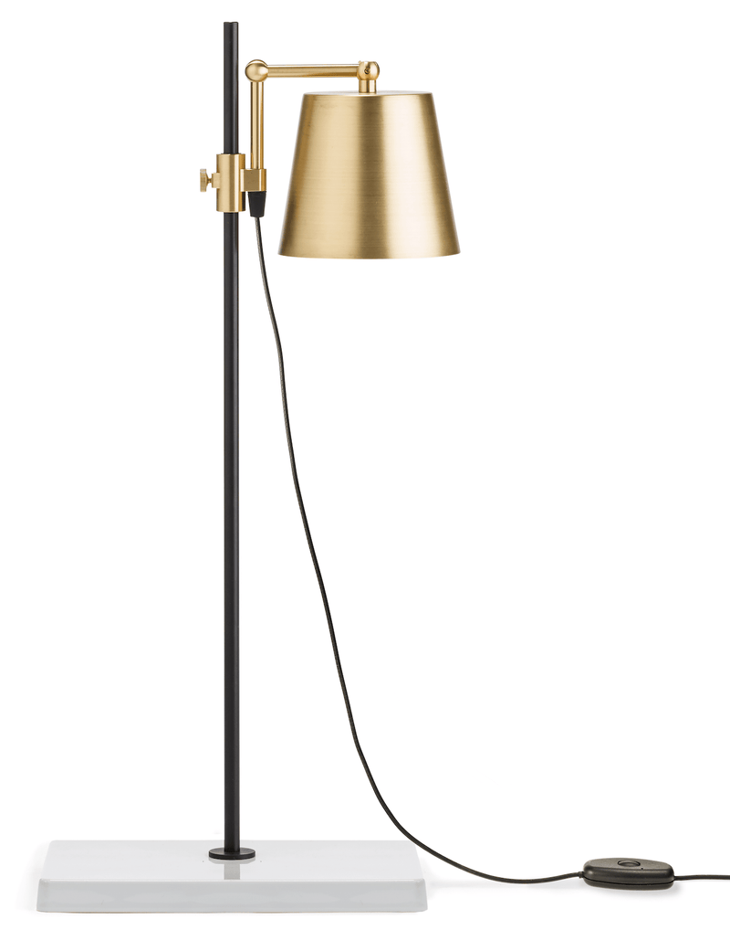 Lab Table Lamp - Karakter - Table + Task - Brass - HORNE