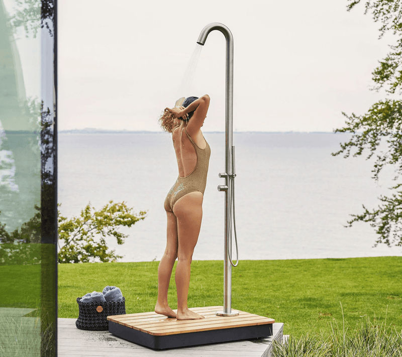 Lagoon Outdoor Shower - Cane Line - Outdoor Accessories - No Base - HORNE