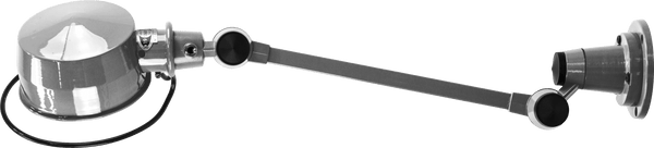 LAK Wall Light - L4001R - Glossy Finish - Jielde Wall Sconces - With Switch - White - HORNE