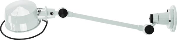 LAK Wall Light - L4001R - Glossy Finish - Jielde Wall Sconces - With Switch - White - HORNE