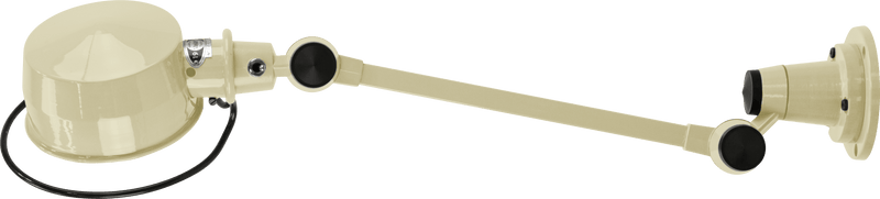 LAK Wall Light - L4001R - Glossy Finish - Jielde Wall Sconces - With Switch - White - HORNE