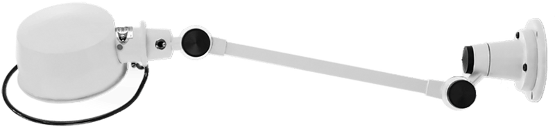 LAK Wall Light - L4001R - Matte Finish - Jielde Wall Sconces - With Switch - White - HORNE