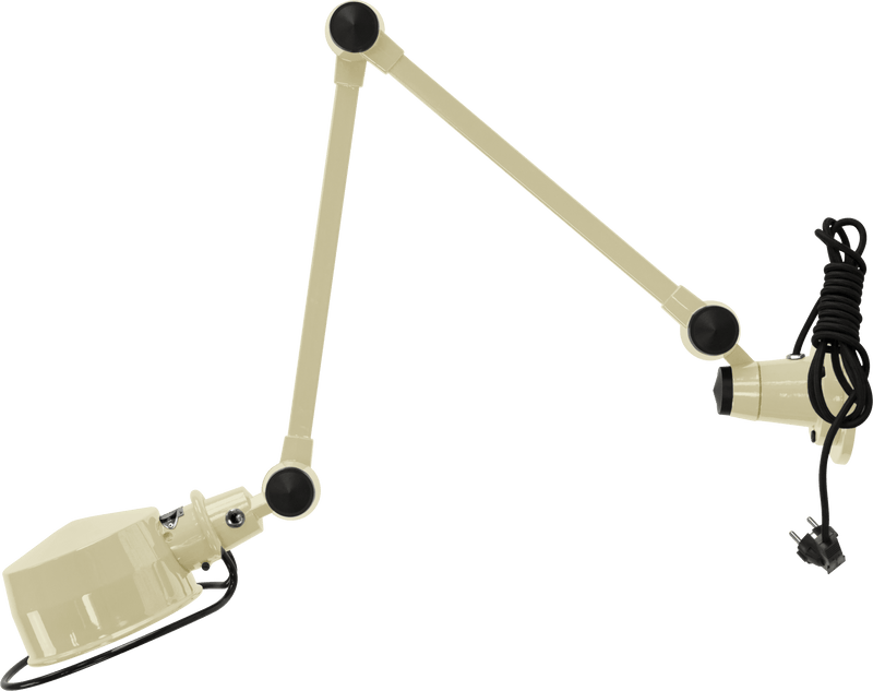LAK Wall Light - L4401R - Glossy Finish - Jielde Table + Task - With Switch - White - HORNE