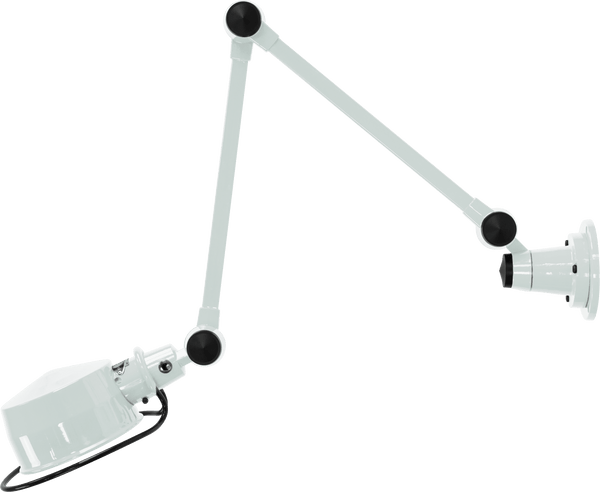 LAK Wall Light - L4401R - Glossy Finish - Jielde Table + Task - With Switch - White - HORNE