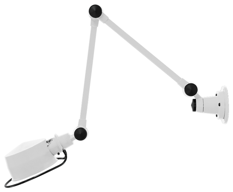 LAK Wall Light - L4401R - Matte Finish - Jielde Table + Task - With Switch - White - HORNE