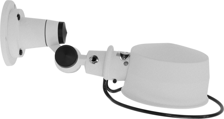 LAK Wall Sconce - L1000R - Glossy Finish - Jielde Wall Sconces - With Switch - White - HORNE