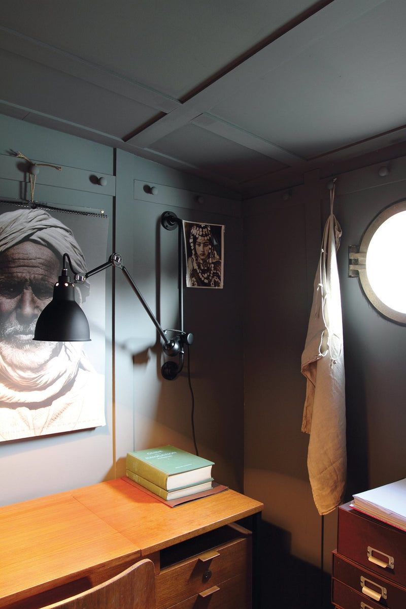 Lampe Gras N°210 Wall Lamp - DCW Editions - Wall Sconces - Black - HORNE