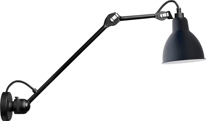 Lampe Gras N°304 L40 Wall Lamp - DCW Editions - Wall Sconces - Black - HORNE