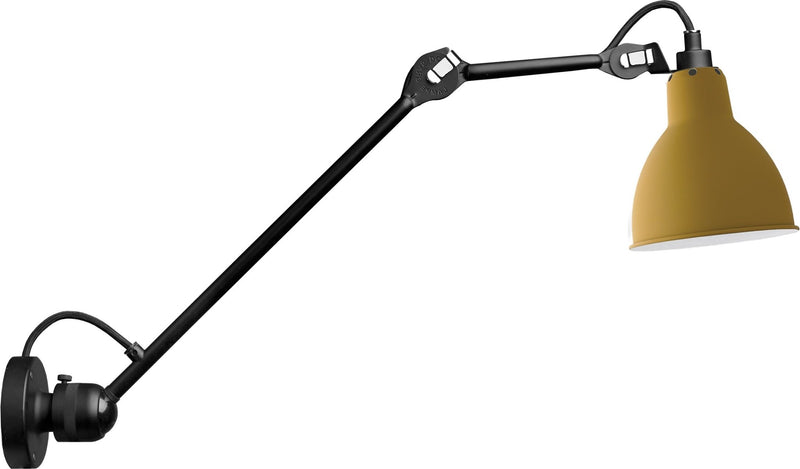 Lampe Gras N°304 L40 Wall Lamp - DCW Editions - Wall Sconces - Black - HORNE