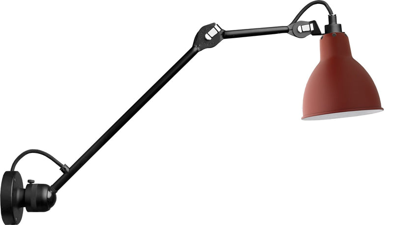 Lampe Gras N°304 L40 Wall Lamp - DCW Editions - Wall Sconces - Black - HORNE