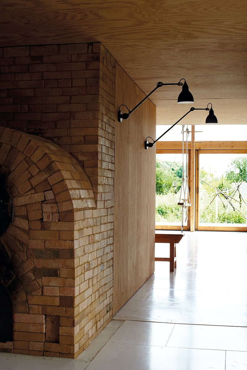 Lampe Gras N°304 L40 Wall Lamp - DCW Editions - Wall Sconces - Black - HORNE