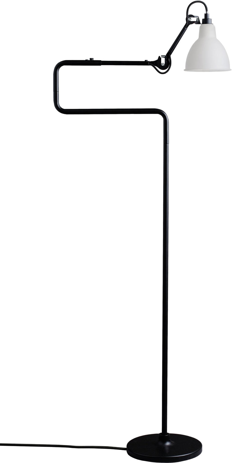 Lampe Gras N°411 Floor Lamp - DCW Editions - Floor Lamps - Black - HORNE