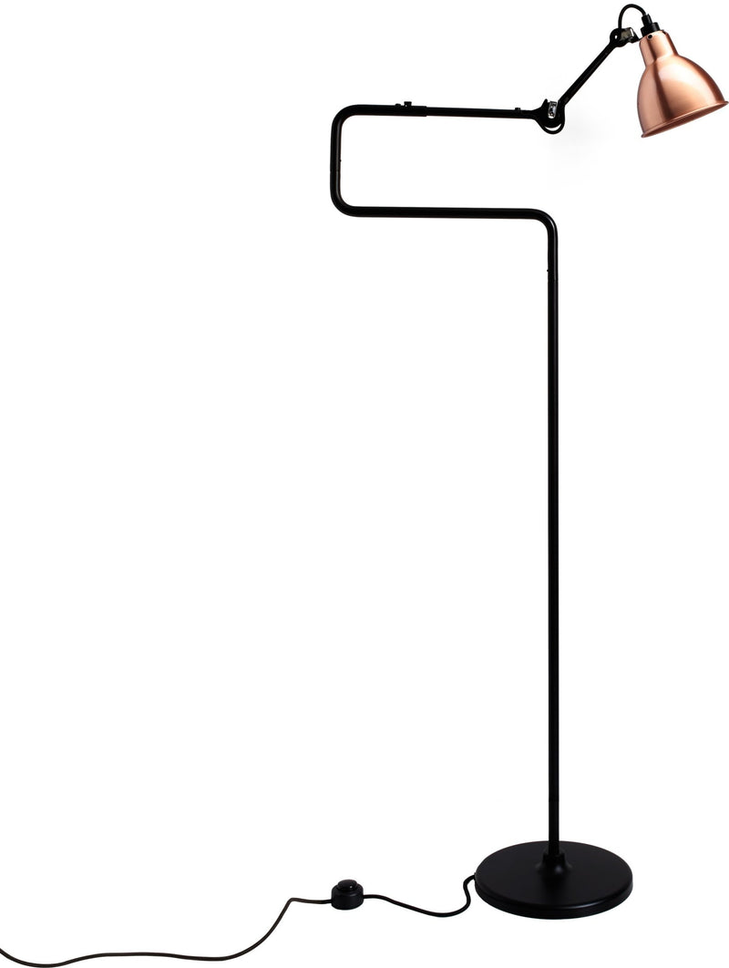 Lampe Gras N°411 Floor Lamp - DCW Editions - Floor Lamps - Black - HORNE