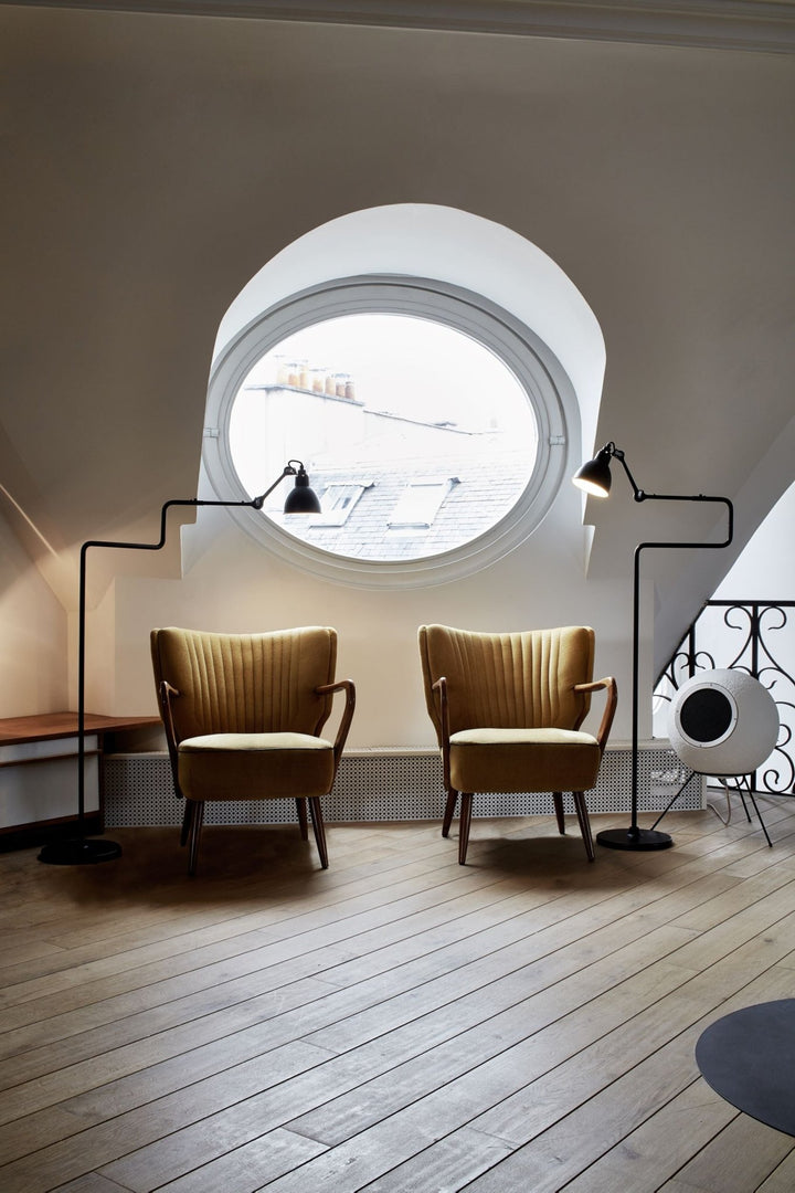 Lampe Gras N°411 Floor Lamp - DCW Editions - Floor Lamps - Yellow - HORNE
