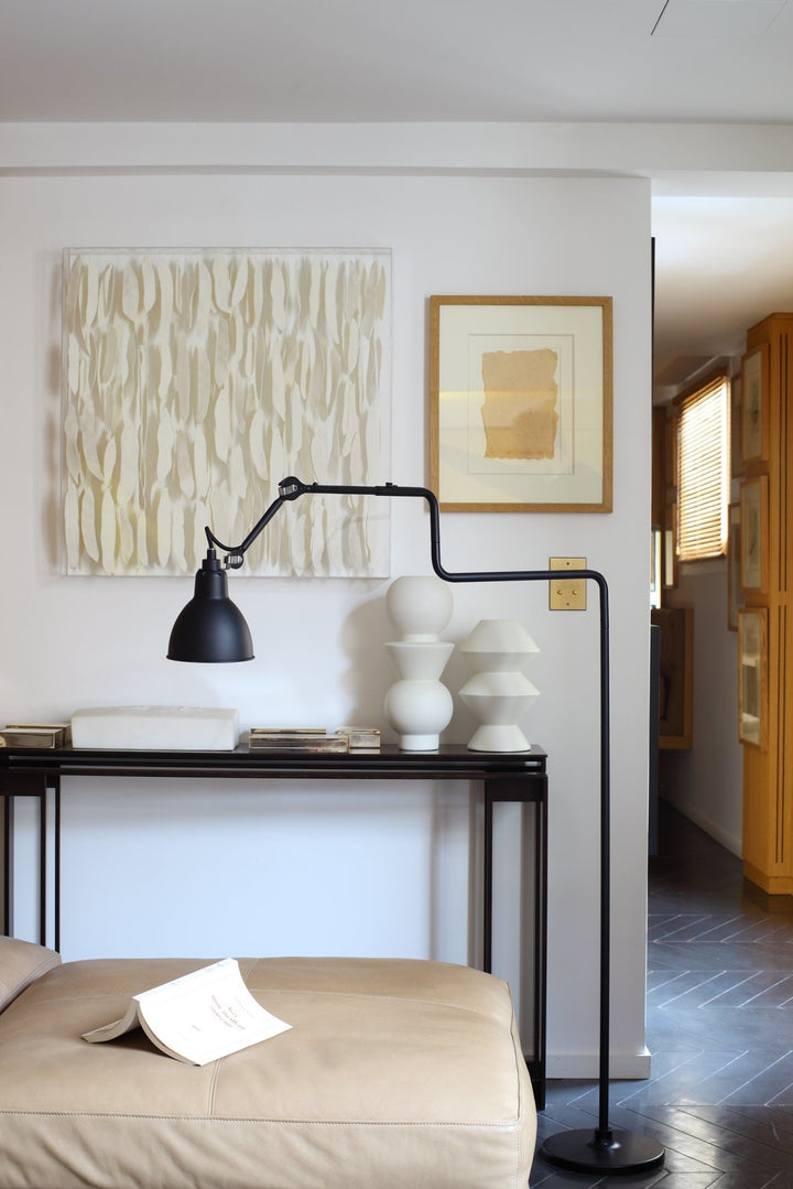Lampe Gras N°411 Floor Lamp - DCW Editions - Floor Lamps - Yellow - HORNE